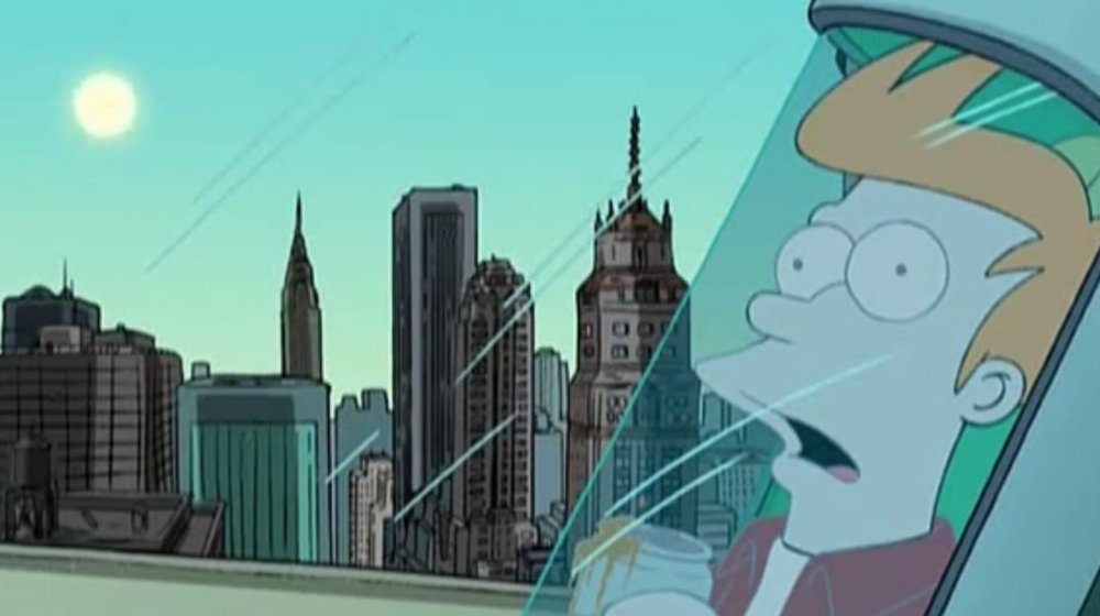Fry frozen in Futurama
