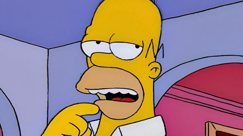 Homer talking