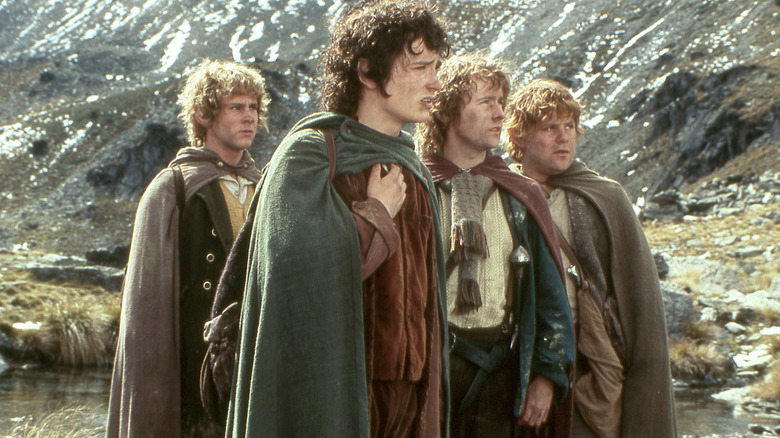The four Hobbits of the Fellowship