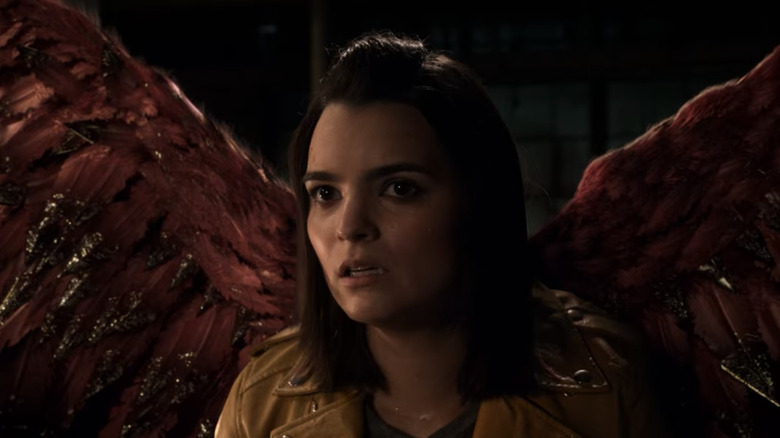 Rory with her wings out