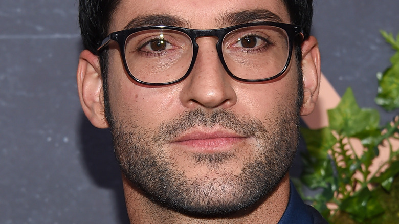 Tom Ellis at a press event