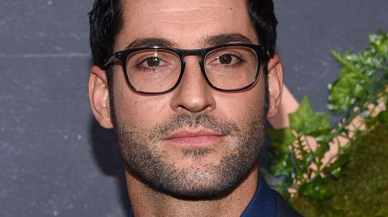 Tom Ellis at a press event