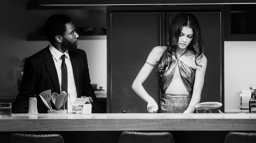 Zendaya and John David Washington in Malcolm & Marie