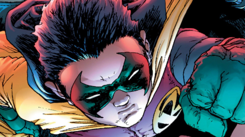 Robin punching forward