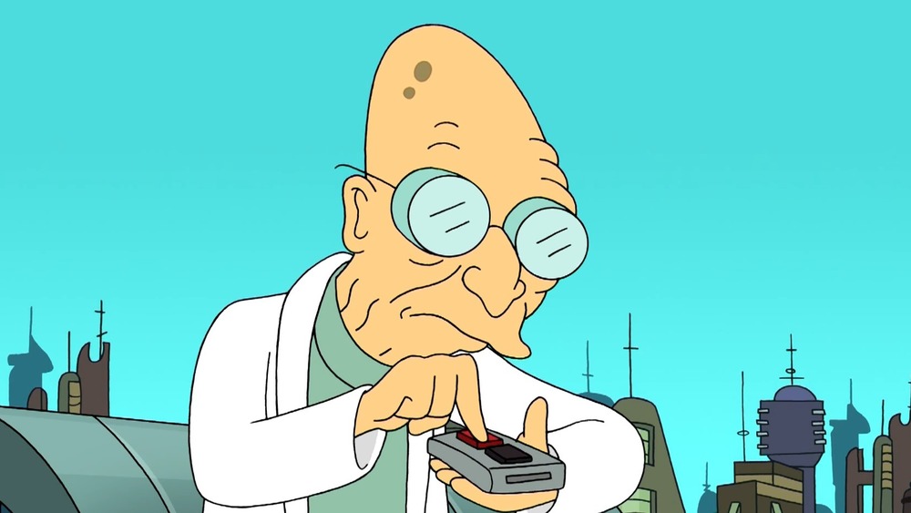 Futurama Professor with remote