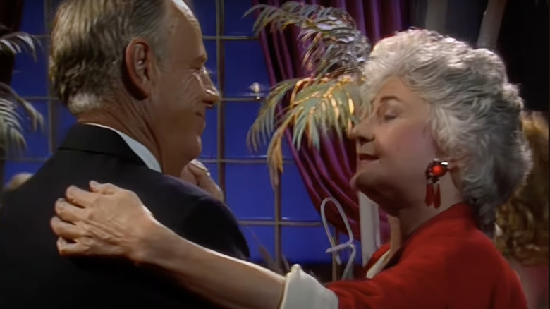 Ted dancing with Blanche on "The Golden Girls" (1985-1992)
