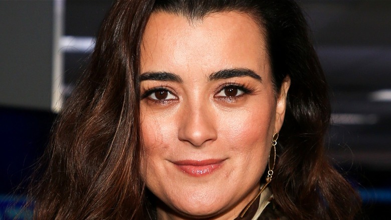 Cote de Pablo smiling at event