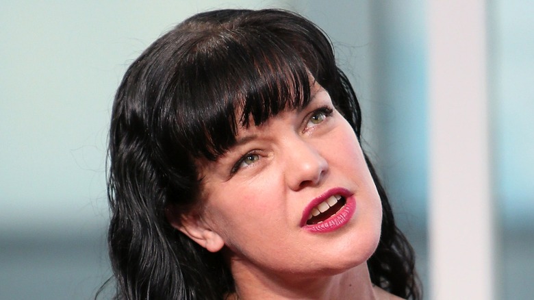 Pauley Perrette talking