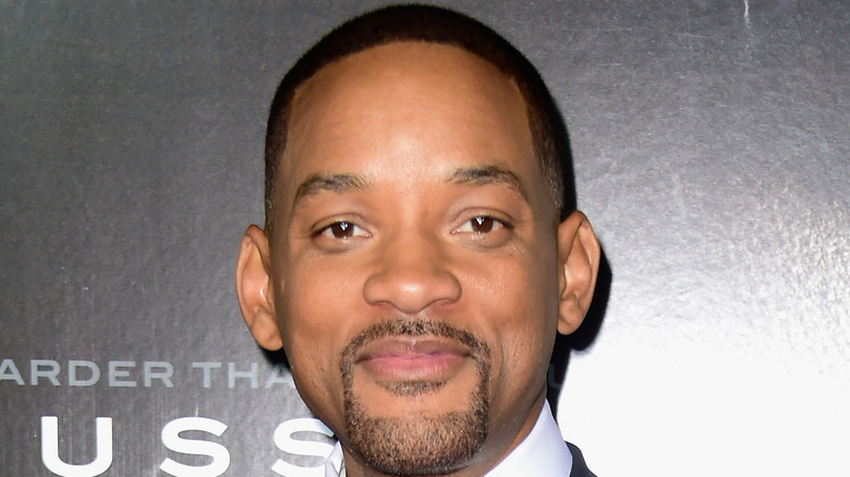 Will Smith looking pleased