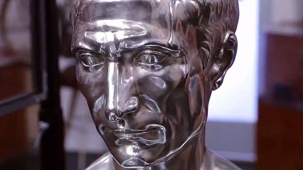 Julius Caesar Silver Bust