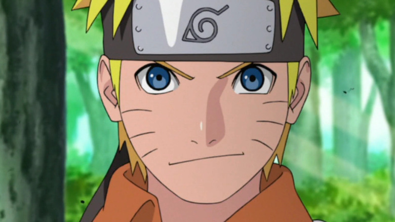 Naruto smirking