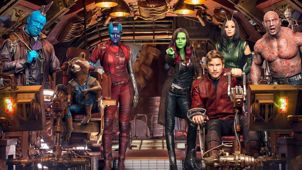 The cast of The Guardians of the Galaxy Vol. 2