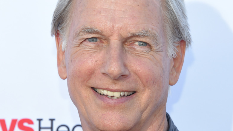 Mark Harmon smiling