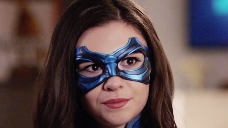 Nicole Maines Dreamer wearing mask