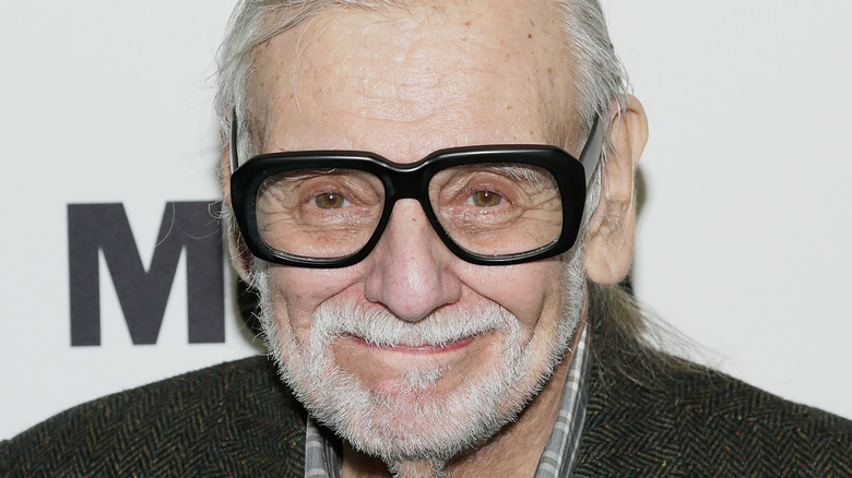 George Romero smiling