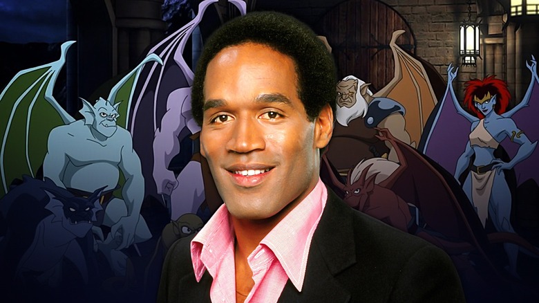 OJ Simpson Gargoyles composite image