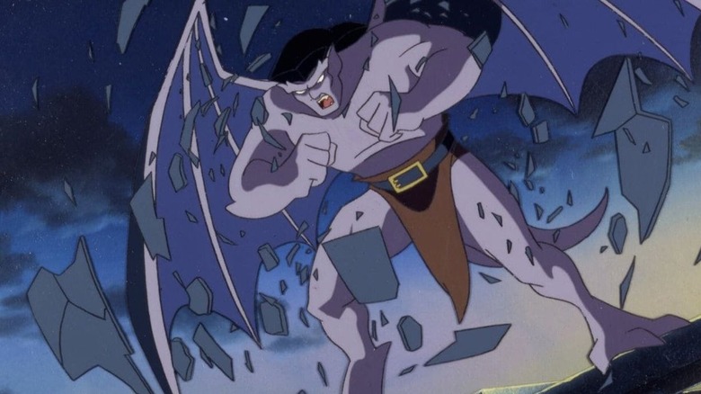 Goliath breaking out of stone