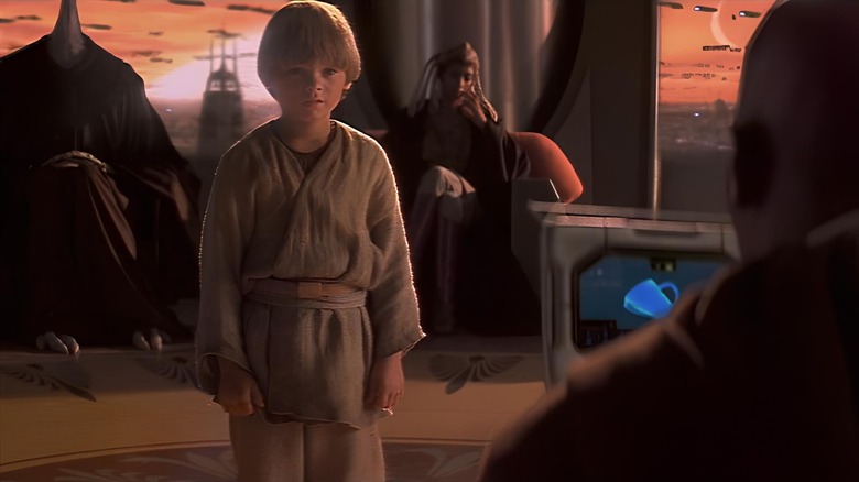 Anakin meets the Jedi council