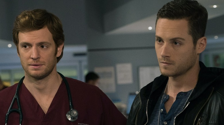 The Halstead brothers at a hospital