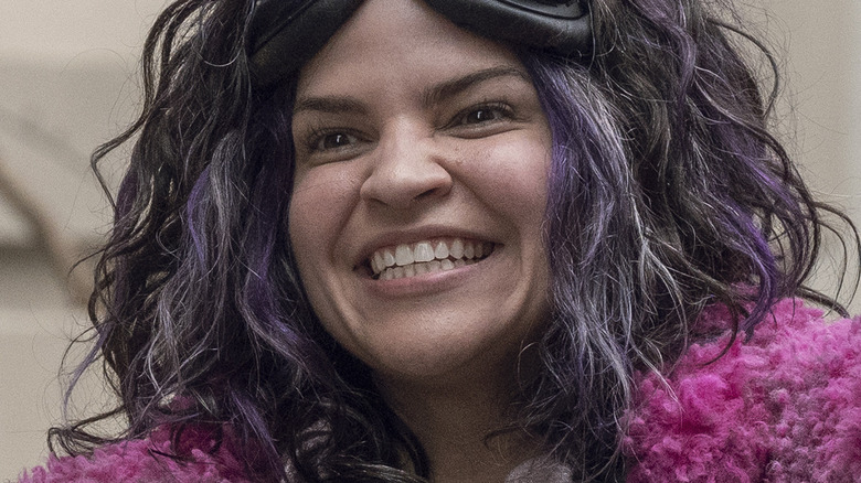 Paola Lazaro smiling as Princess in Walking Dead