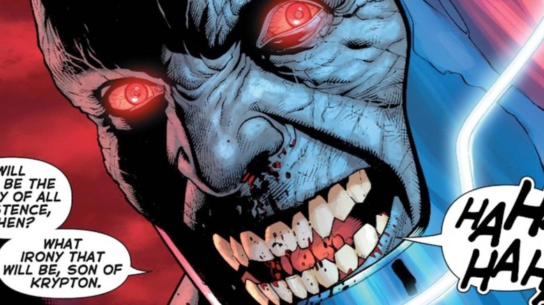Darkseid taunting Superman in Final Crisis