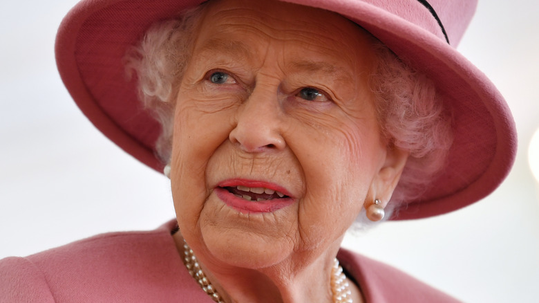 Queen Elizabeth II talking