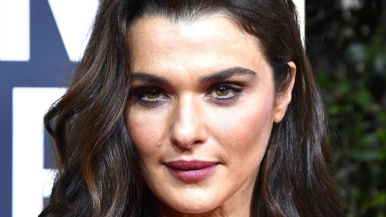 Rachel Weisz in close-up at a red carpet event