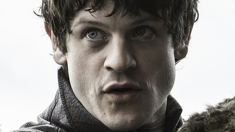 Iwan Rheon as Ramsay Bolton looking menacing