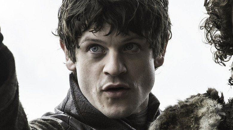 Iwan Rheon as Ramsay Bolton looking menacing