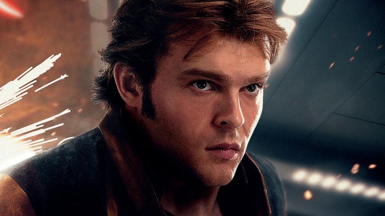 Alden Ehrenreich as Han Solo in Solo: A Star Wars Story