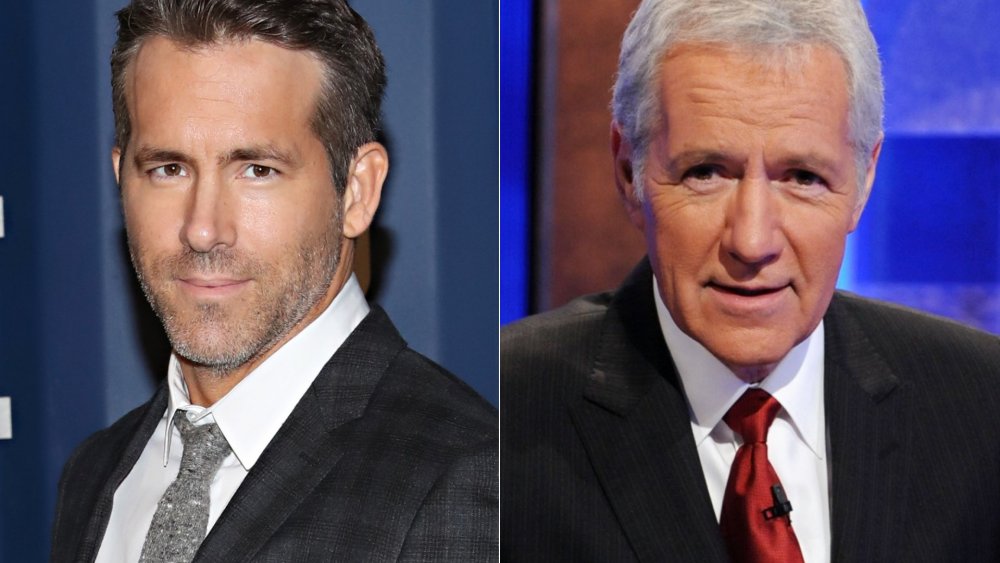 Ryan Reynolds and Alex Trebek