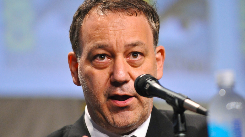 Sam Raimi Comic-Con microphone