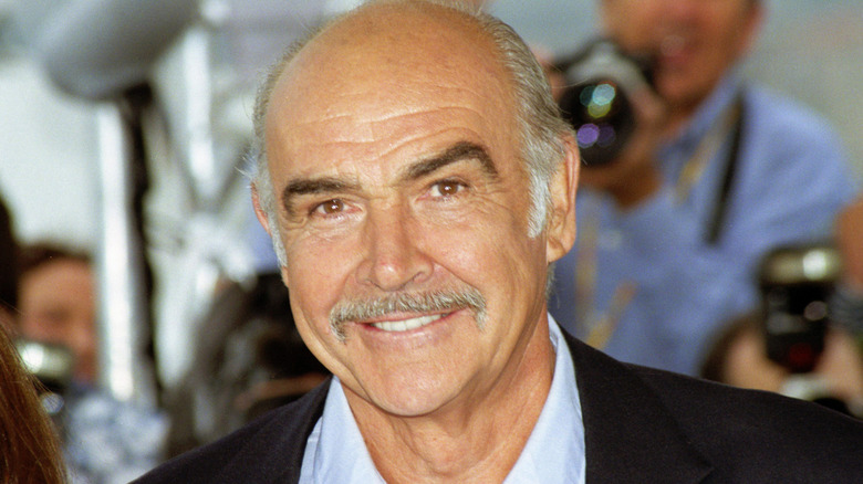 Sean Connery smiling