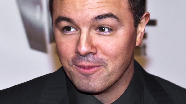 Seth MacFarlane looking surprised