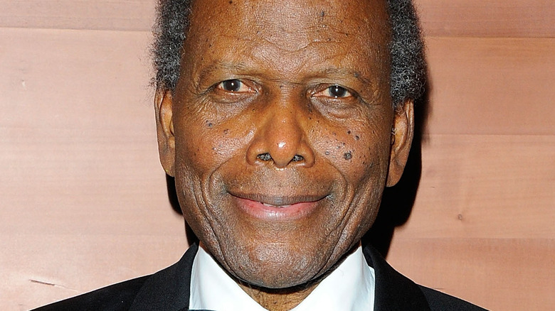 Sidney Poitier smiling