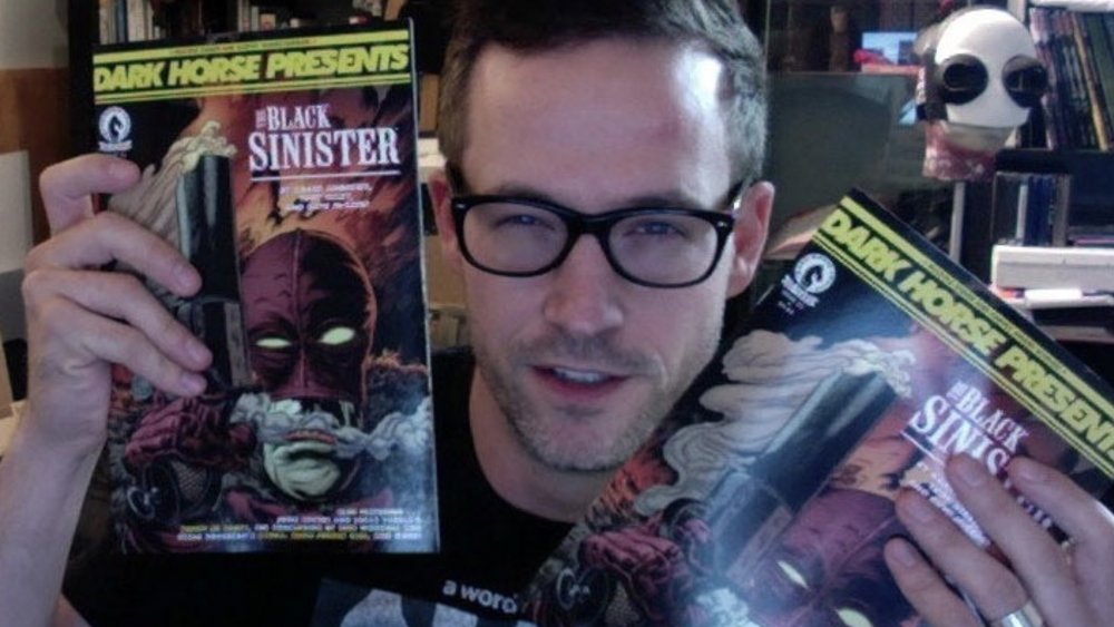 Kaare Andrews with Black Sinister comics