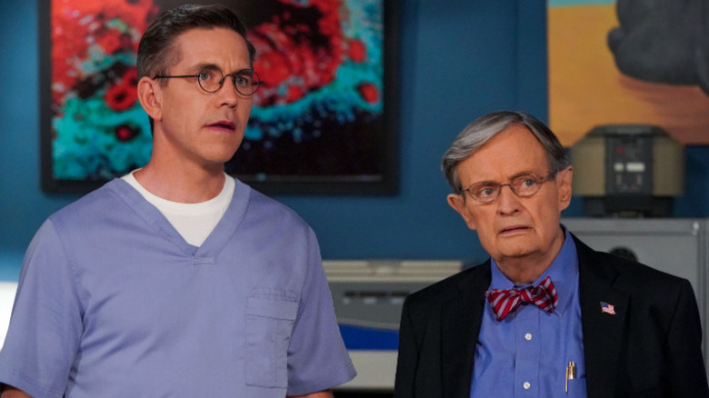 Jimmy and Ducky standing together