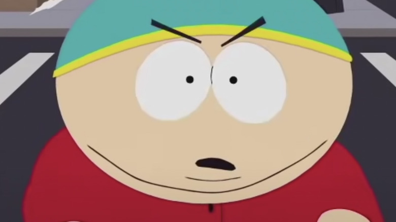 Eric Cartman looking angry 