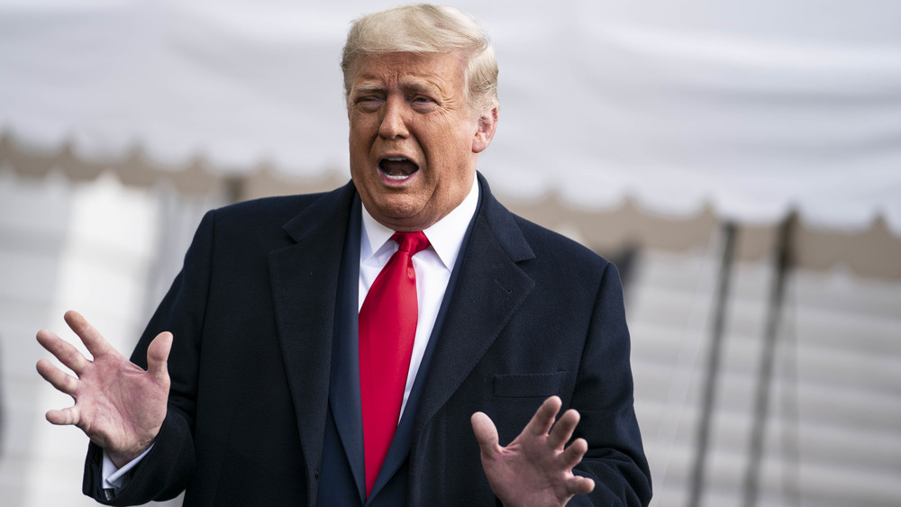 Donald Trump speaking