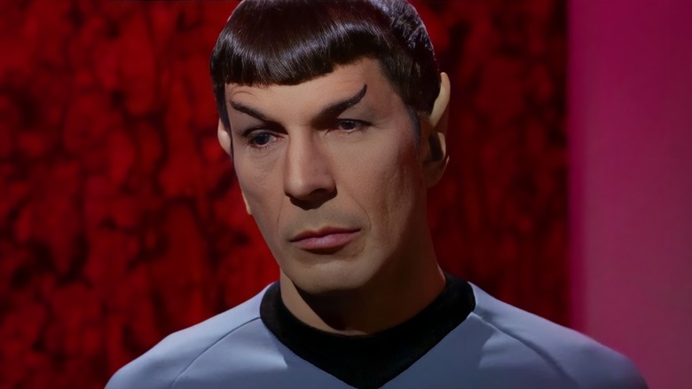 Spock looking sad