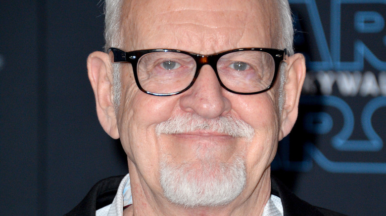 Frank Oz smiling at a Star Wars premiere