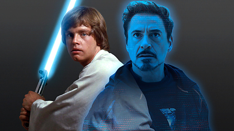 Luke Skywalker Tony Stark composite