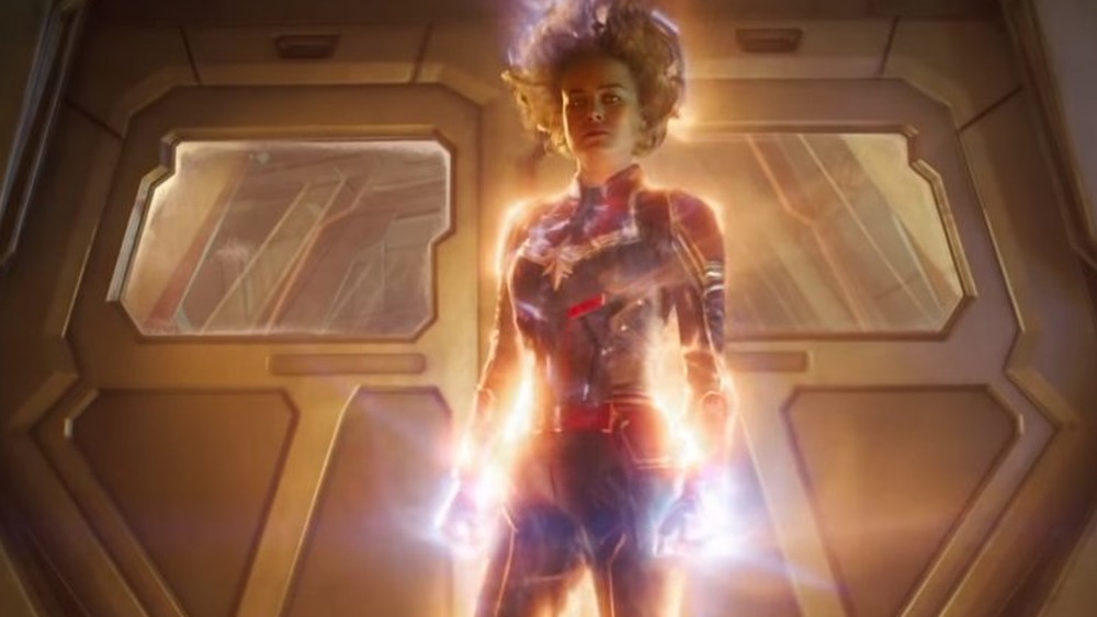 Brie Larson as Carol Danvers in Captain Marvel