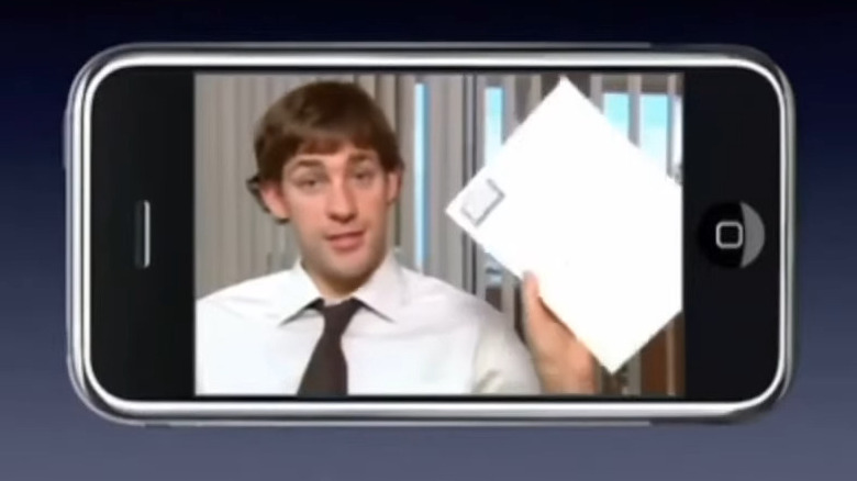 Jim Halpert on iPhone