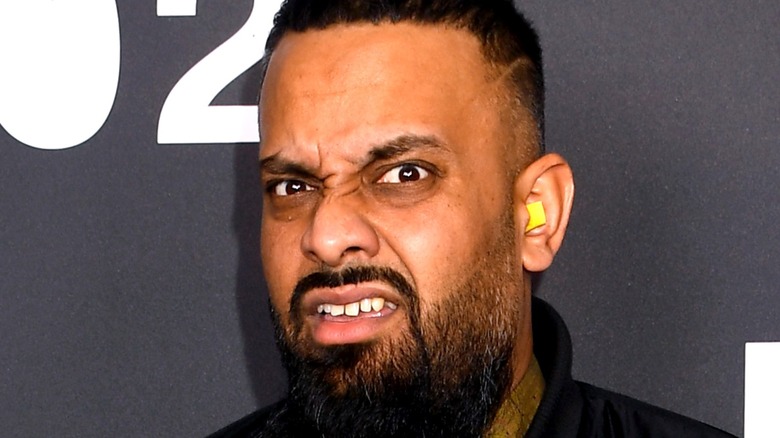 Guz Khan glaring