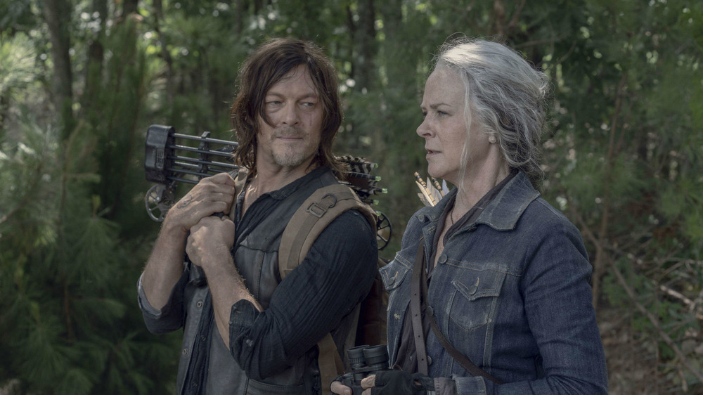 Daryl Dixon and Carol Peletier talking