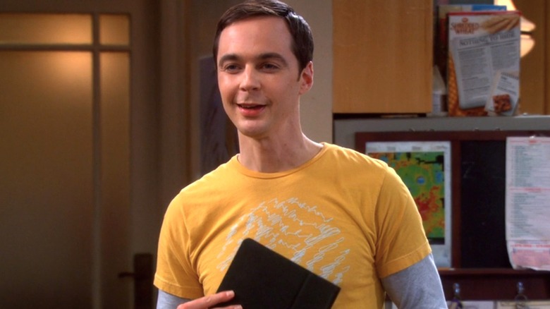 Sheldon Cooper smiling