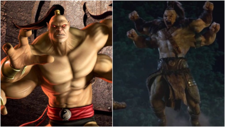 Goro leaps into action