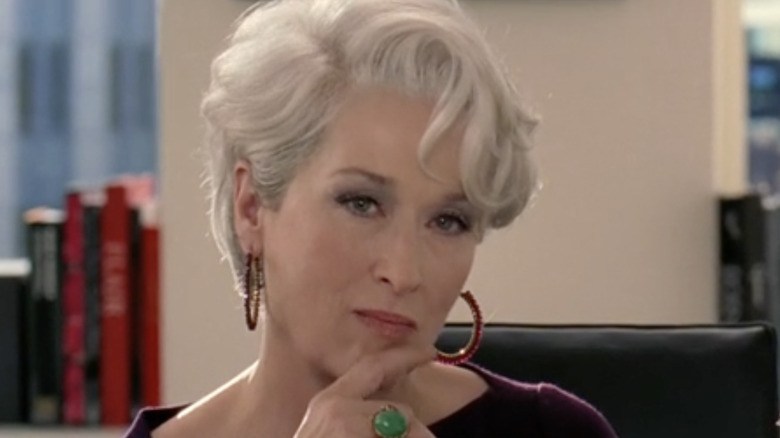 Meryl Streep staring as Miranda Priestly