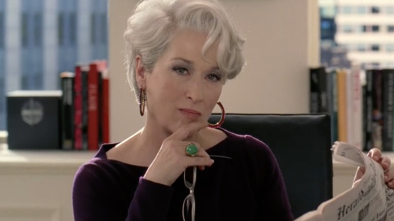 Meryl Streep staring as Miranda Priestly